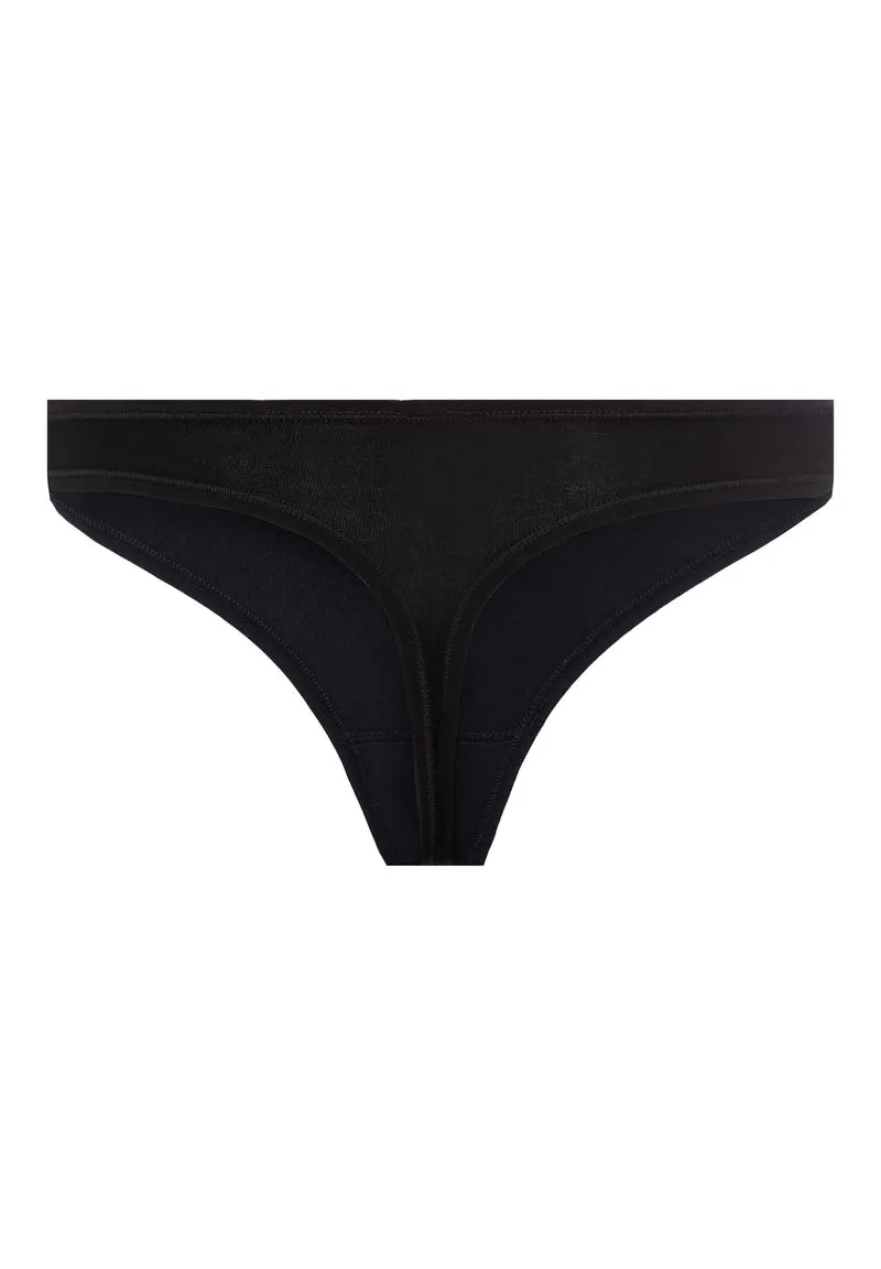 SKINY ADVANTAGE Cotton Stretch Thong 2 pack | black 087087-087665
