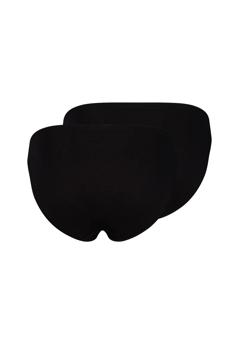 SKINY ADVANTAGE Cotton Stretch High leg briefs 2 pack | black 087085-087665