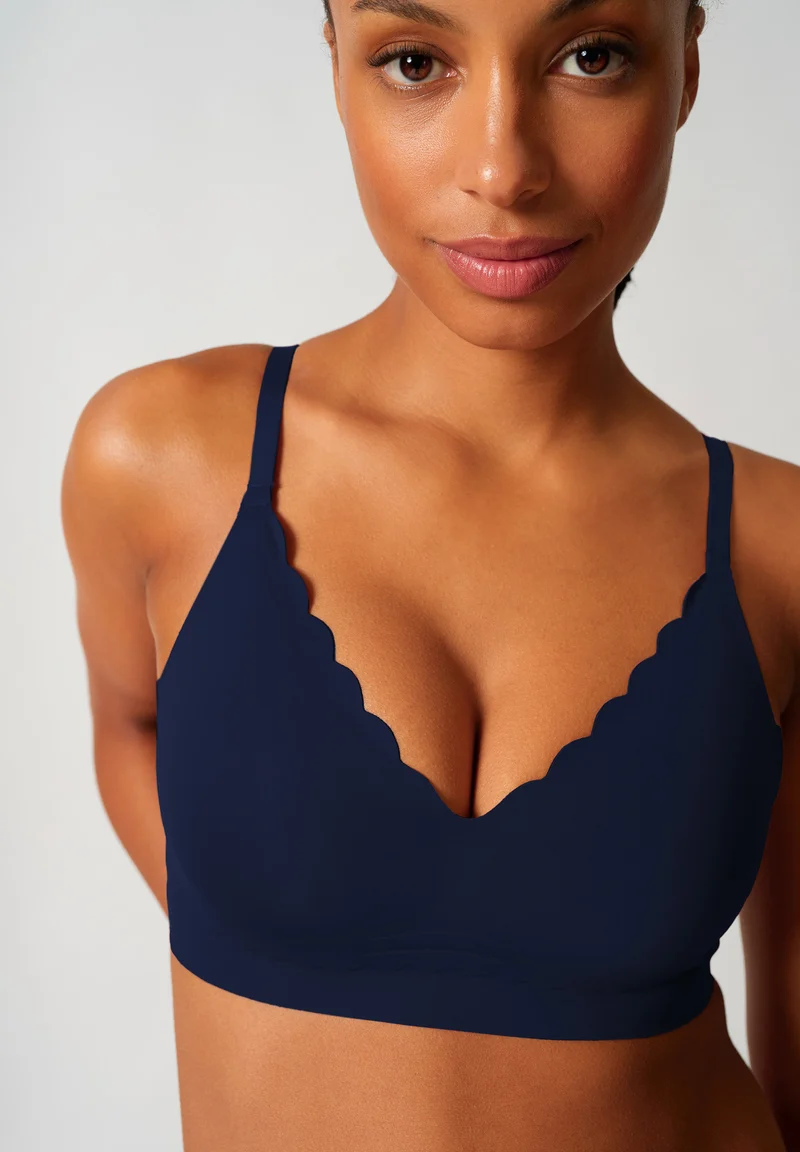Sensation Crop top remov. pads | cheeky navy 087053-08S548