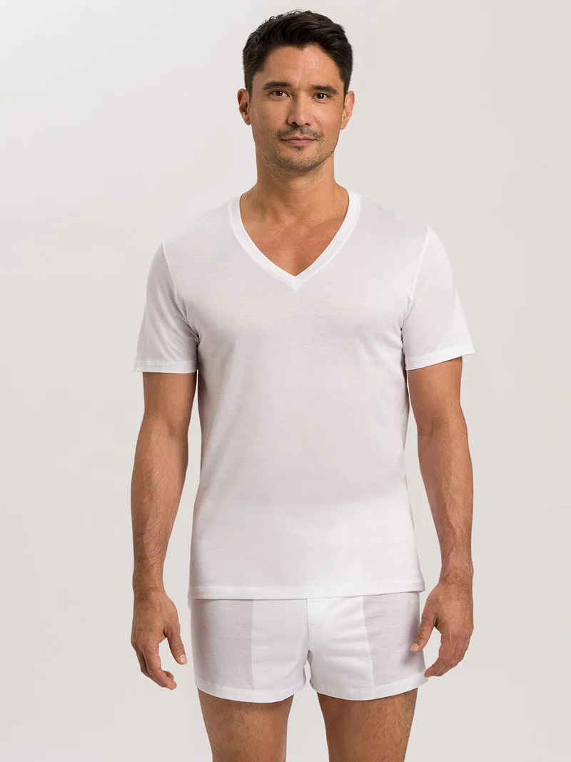 T-Shirt, V-Neck, COTTON SPORTY
