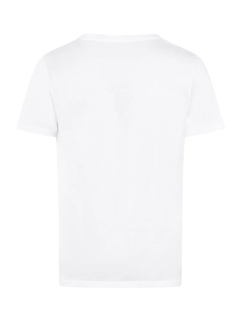 T-Shirt, V-Neck, COTTON SPORTY