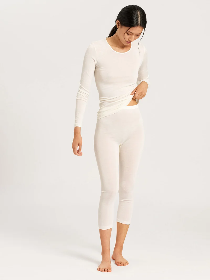 Shirt langarm, Rundhals WOOLEN SILK