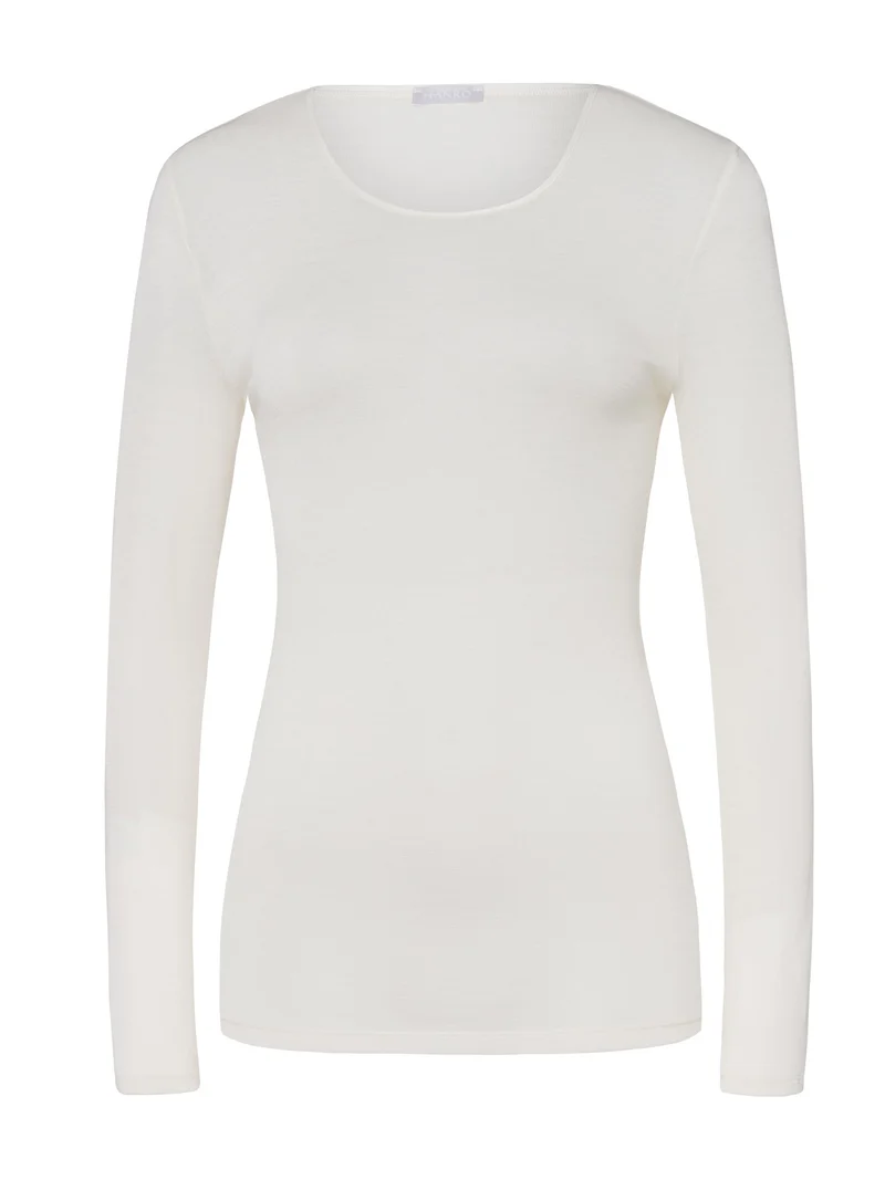 Shirt langarm, Rundhals WOOLEN SILK