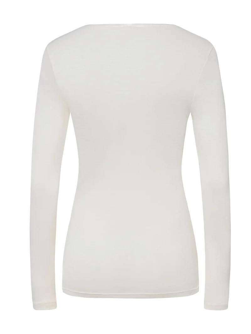 Shirt langarm, Rundhals WOOLEN SILK
