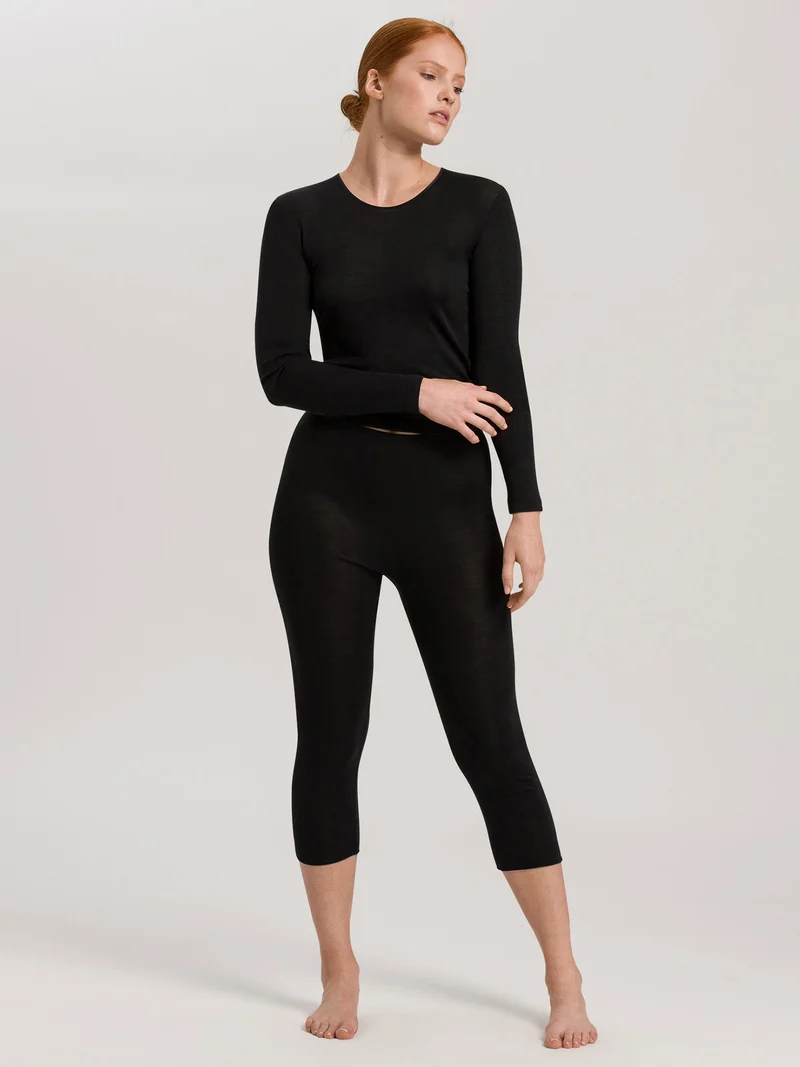Shirt langarm, Rundhals WOOLEN SILK