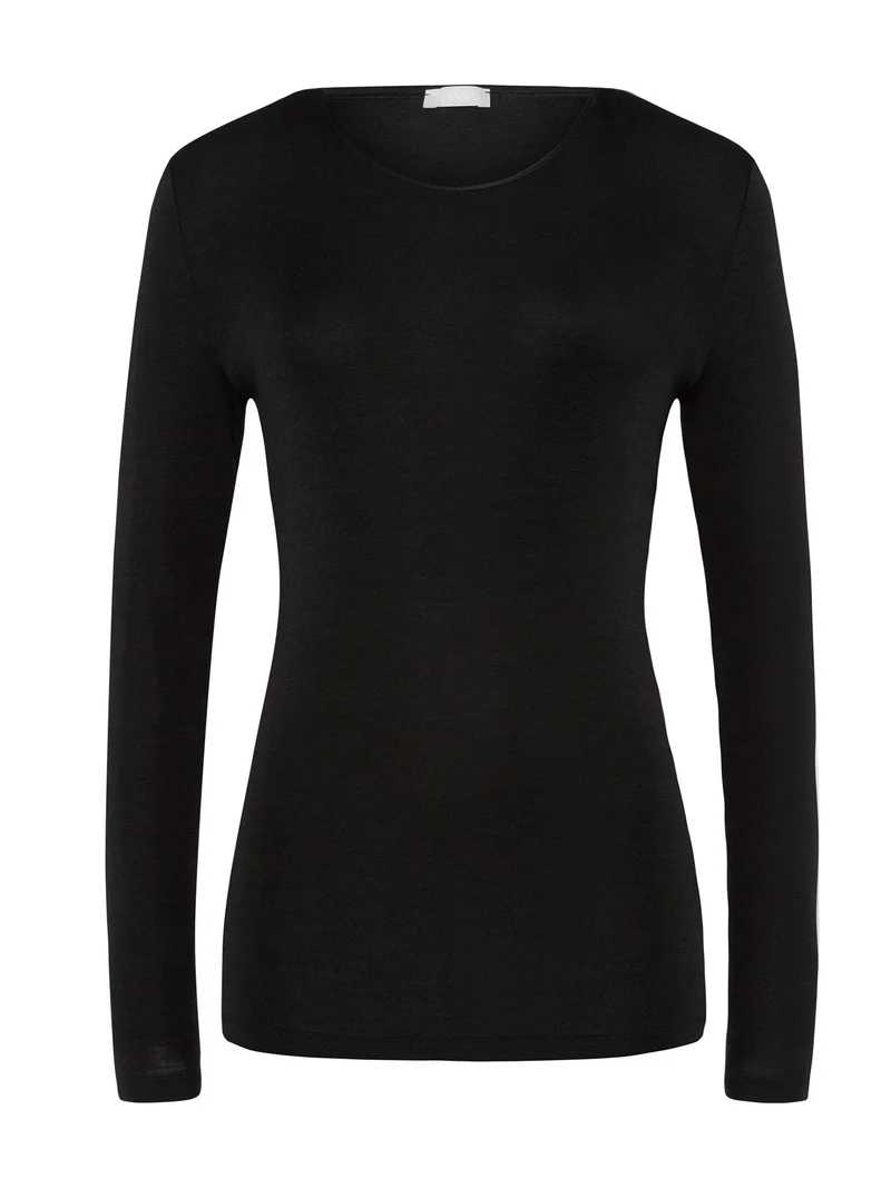 Shirt langarm, Rundhals WOOLEN SILK