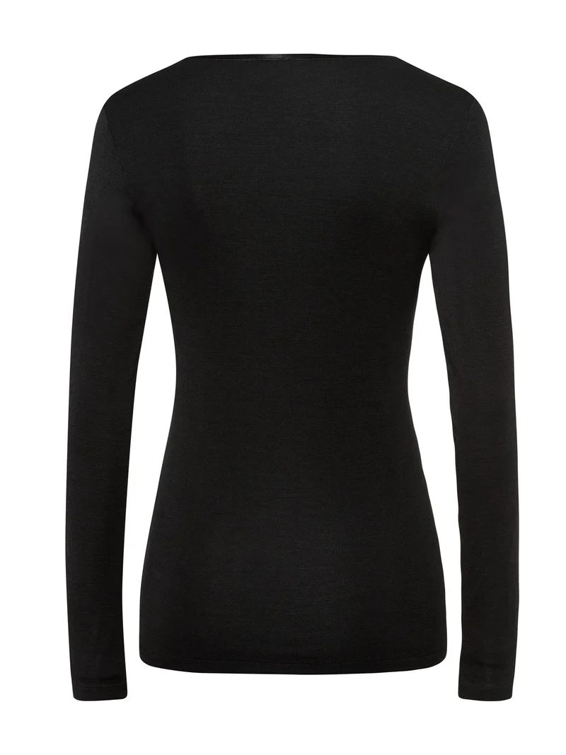 Shirt langarm, Rundhals WOOLEN SILK