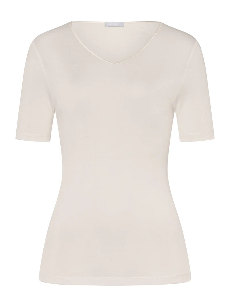 Shirt kurzarm, V-Neck, PURE SILK