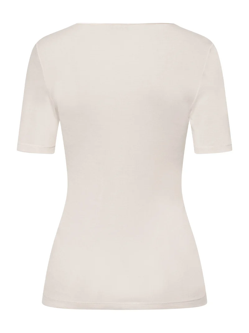 Shirt kurzarm, V-Neck, PURE SILK