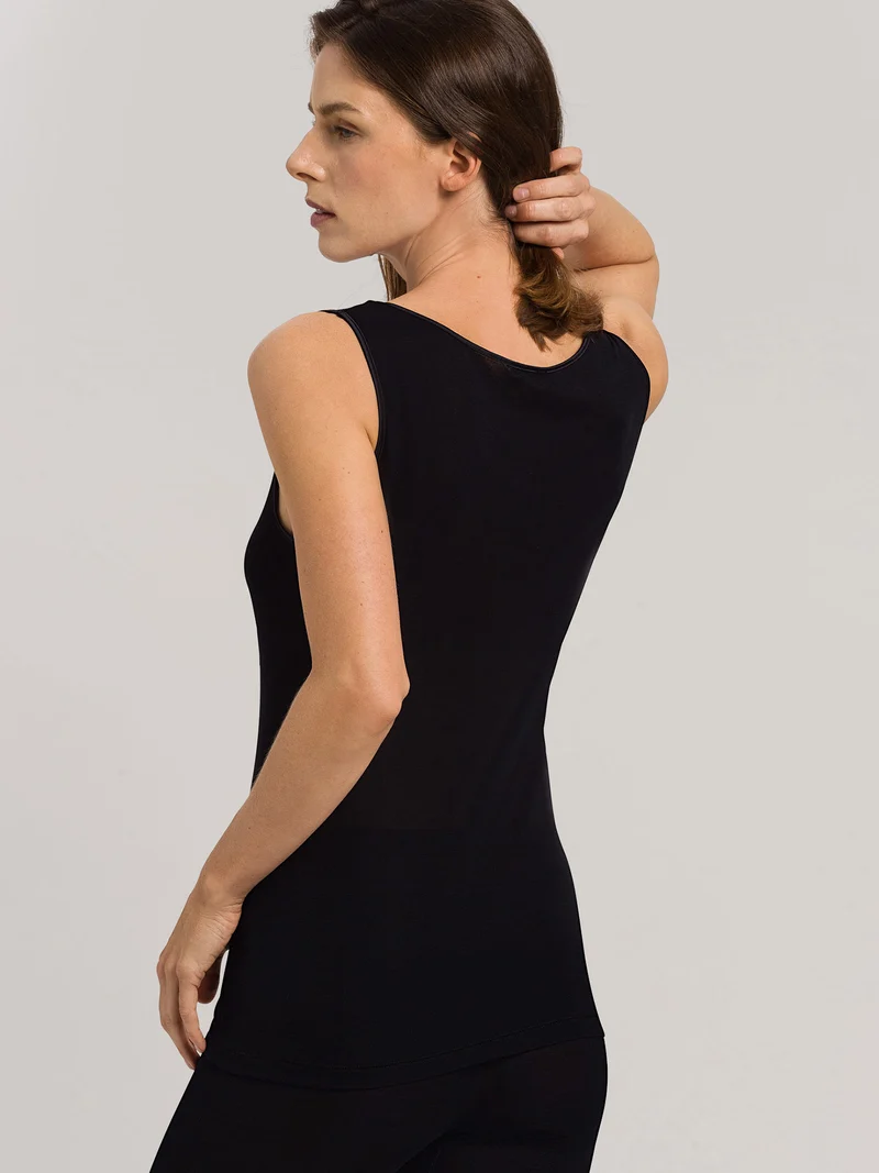 (Tank) Top, rundhals, PURE SILK