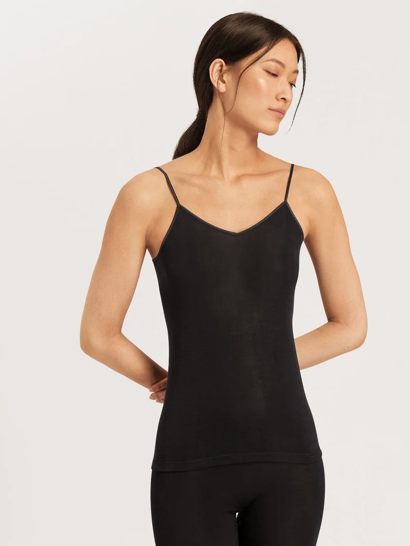 Spaghetti Top V-Neck PURE SILK