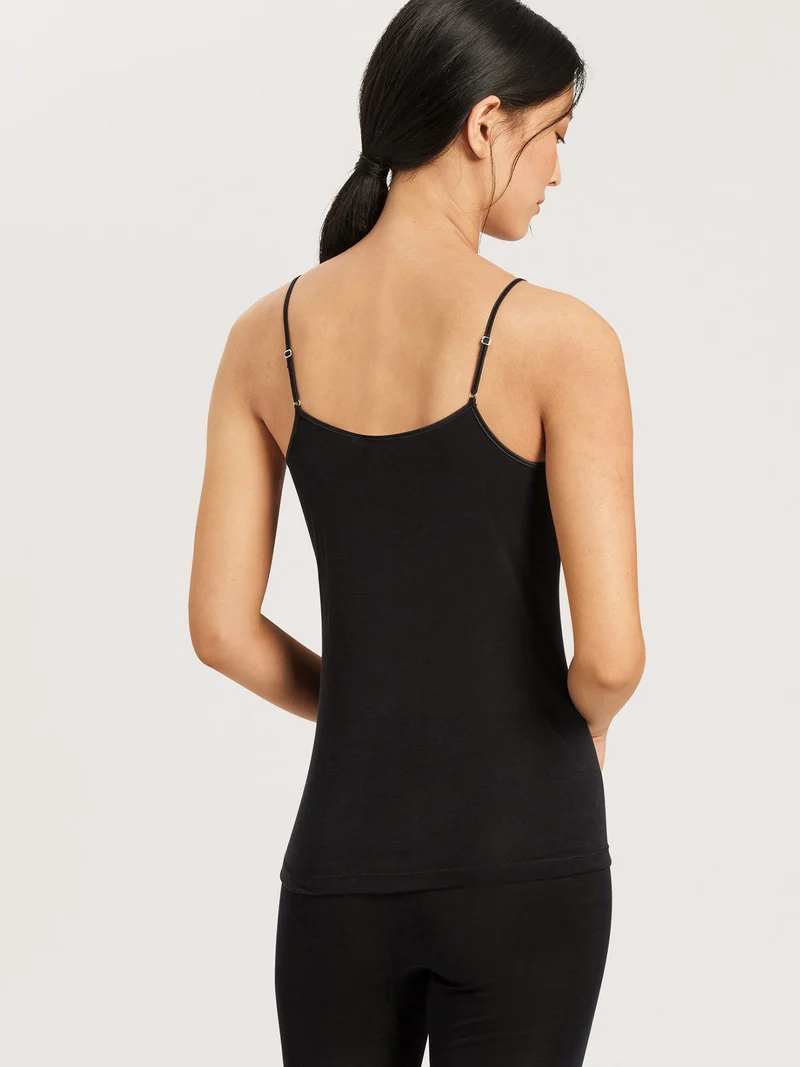Spaghetti Top V-Neck PURE SILK