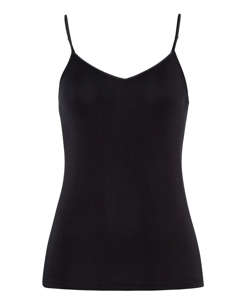 Spaghetti Top V-Neck PURE SILK