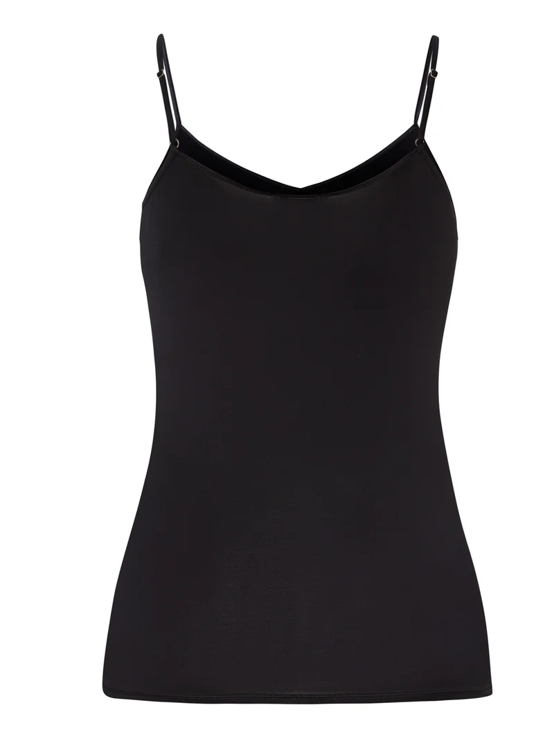 Spaghetti Top V-Neck PURE SILK