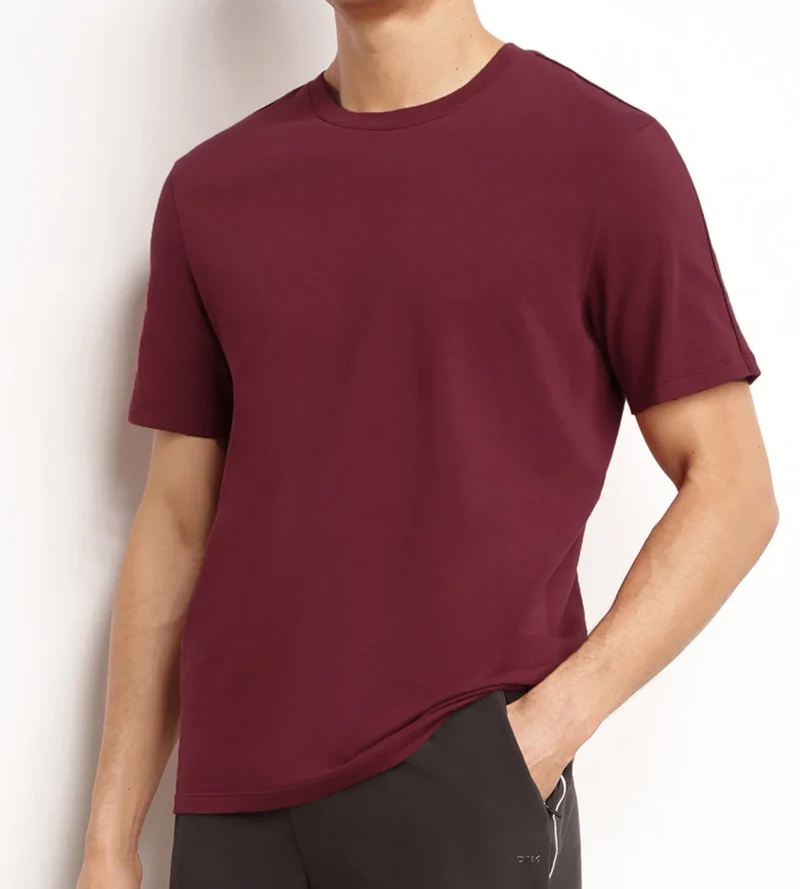 Thermoregulierendes Sport-T-Shirt für Herren aus Bordeaux-Dim-Move-Jersey