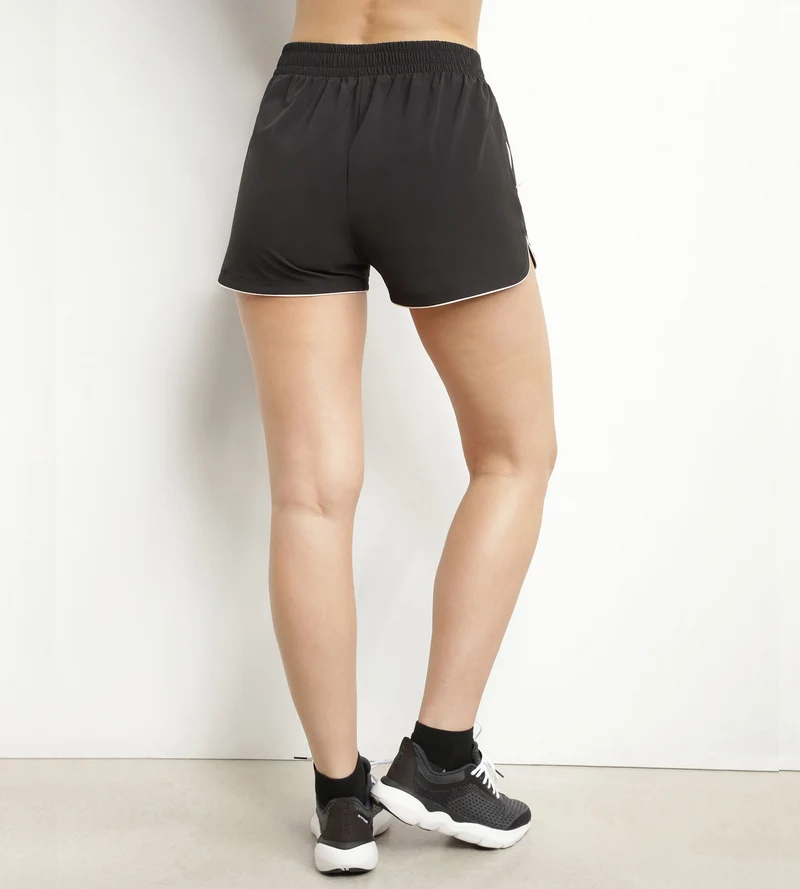 Sportshorts für Damen aus schwarzer Viskose Dim Move