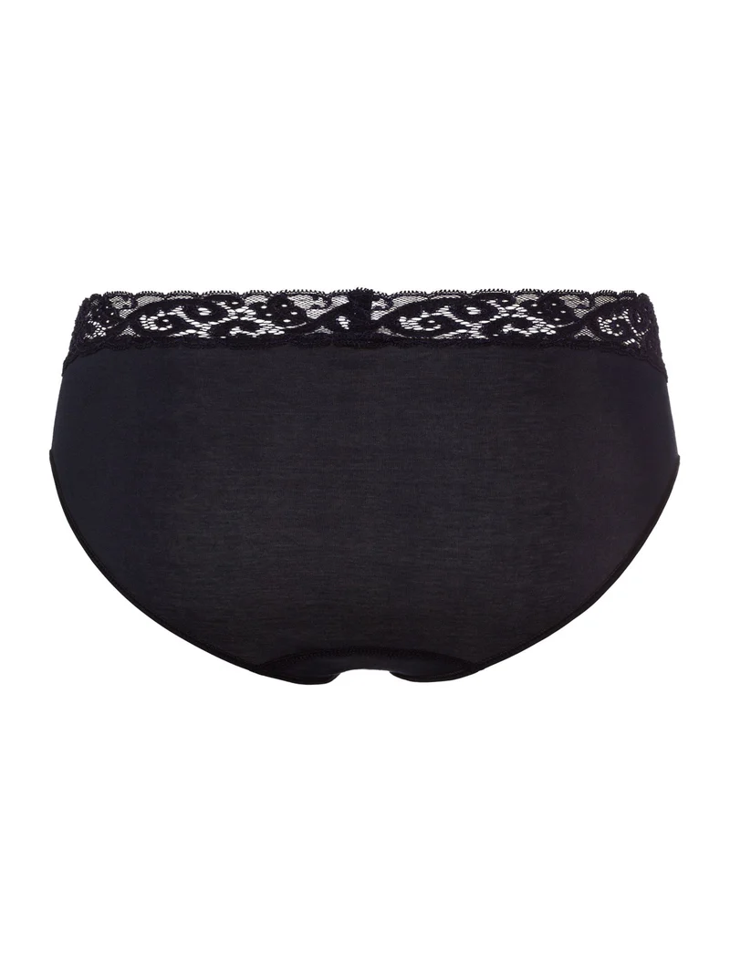 Midi Briefs, Midi Slip mit Spitzenbund MOMENTS