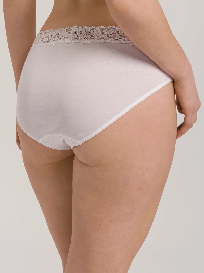 Midi Briefs, Midi Slip mit Spitzenbund MOMENTS