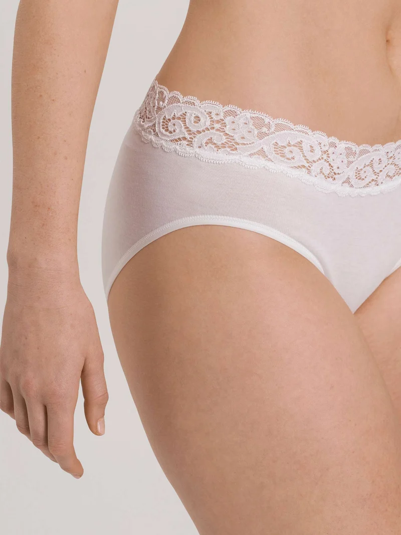Midi Briefs, Midi Slip mit Spitzenbund MOMENTS