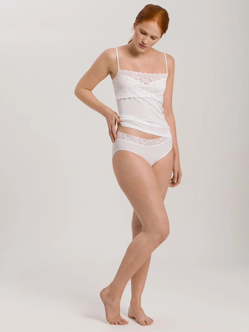 Midi Briefs, Midi Slip mit Spitzenbund MOMENTS