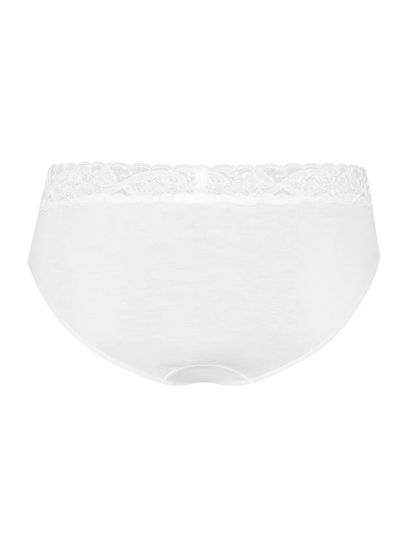 Midi Briefs, Midi Slip mit Spitzenbund MOMENTS