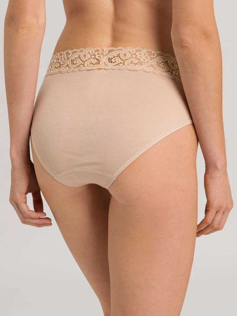 Midi Briefs, Midi Slip mit Spitzenbund MOMENTS