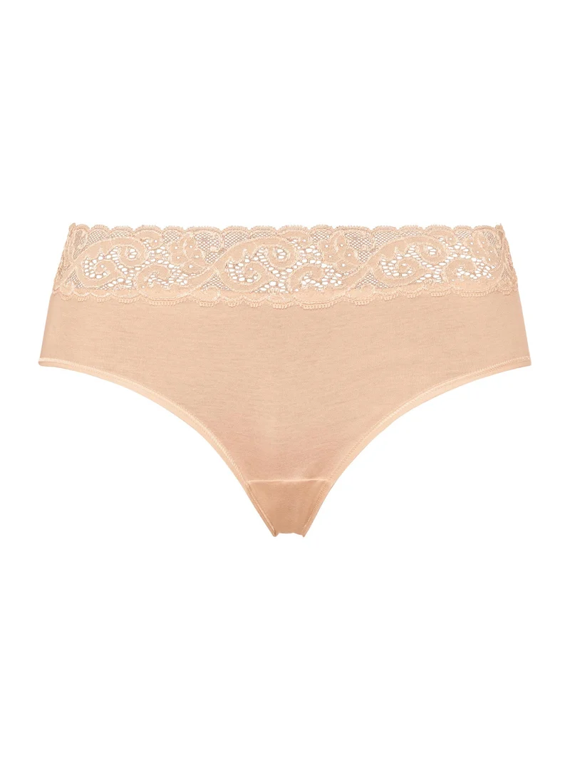Midi Briefs, Midi Slip mit Spitzenbund MOMENTS