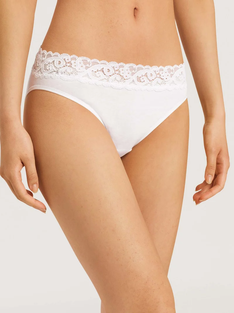 Mini Briefs, Mini Slip mit Spitzenbund, MOMENTS
