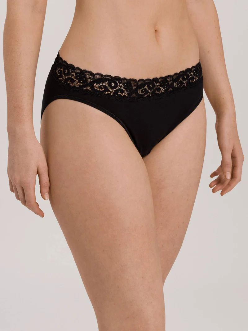 Mini Briefs, Mini Slip mit Spitzenbund, MOMENTS