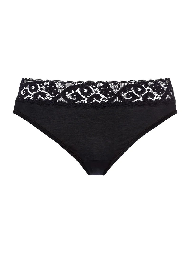 Mini Briefs, Mini Slip mit Spitzenbund, MOMENTS