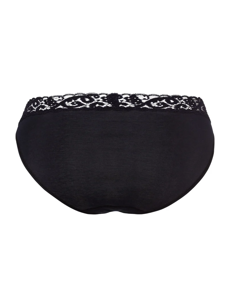 Mini Briefs, Mini Slip mit Spitzenbund, MOMENTS