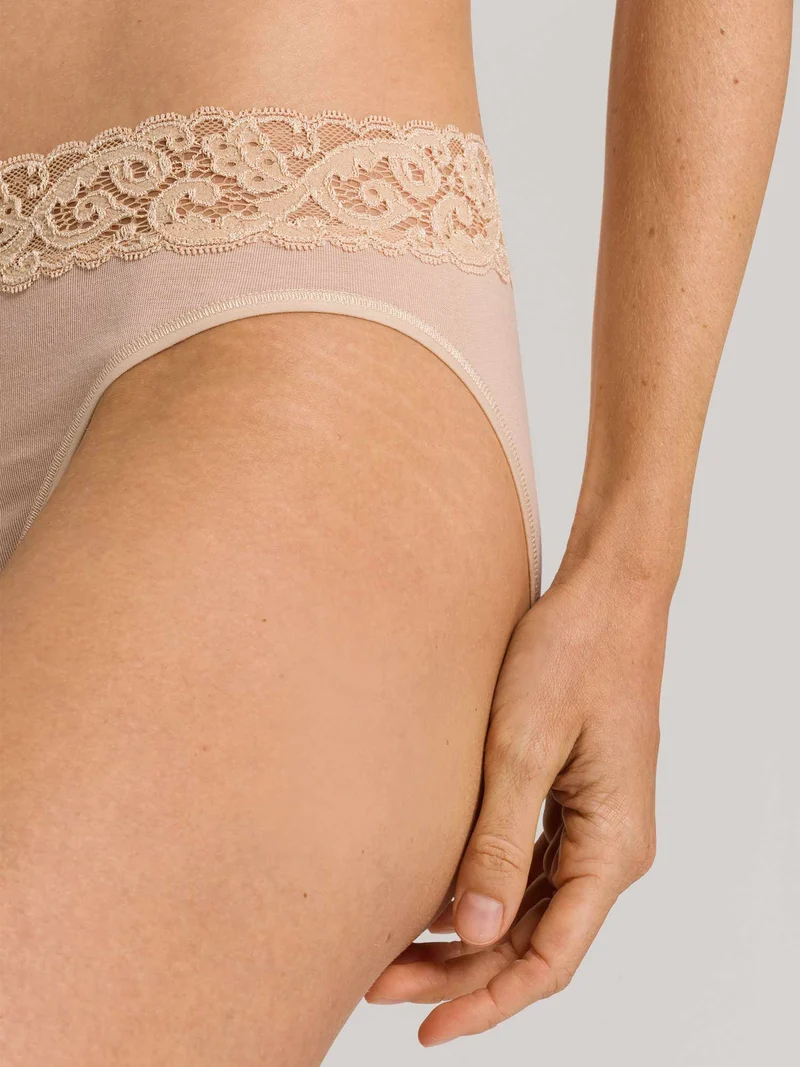 Mini Briefs, Mini Slip mit Spitzenbund, MOMENTS