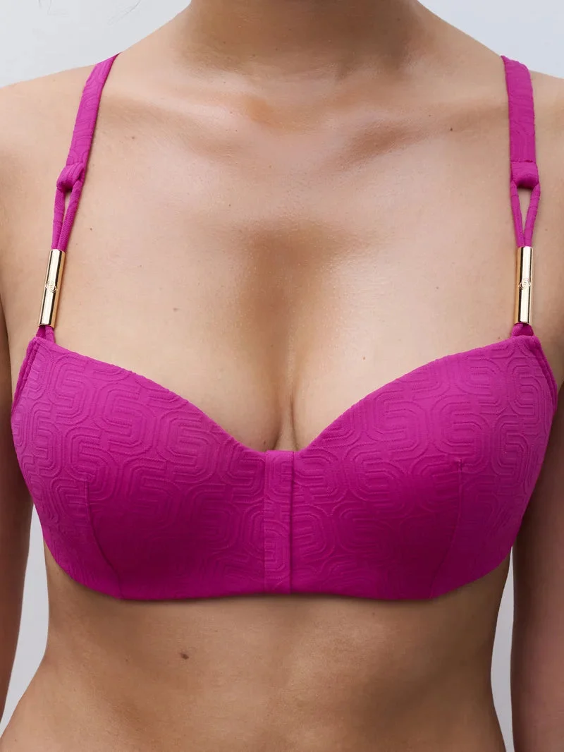 Chantelle Bademode - Hera Halbschalen-Memory-BH Tyrian Fuchsia