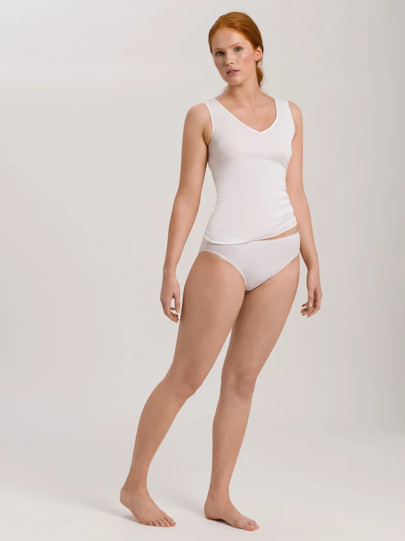 (Tank-)Top V-Neck COTTON SEAMLESS