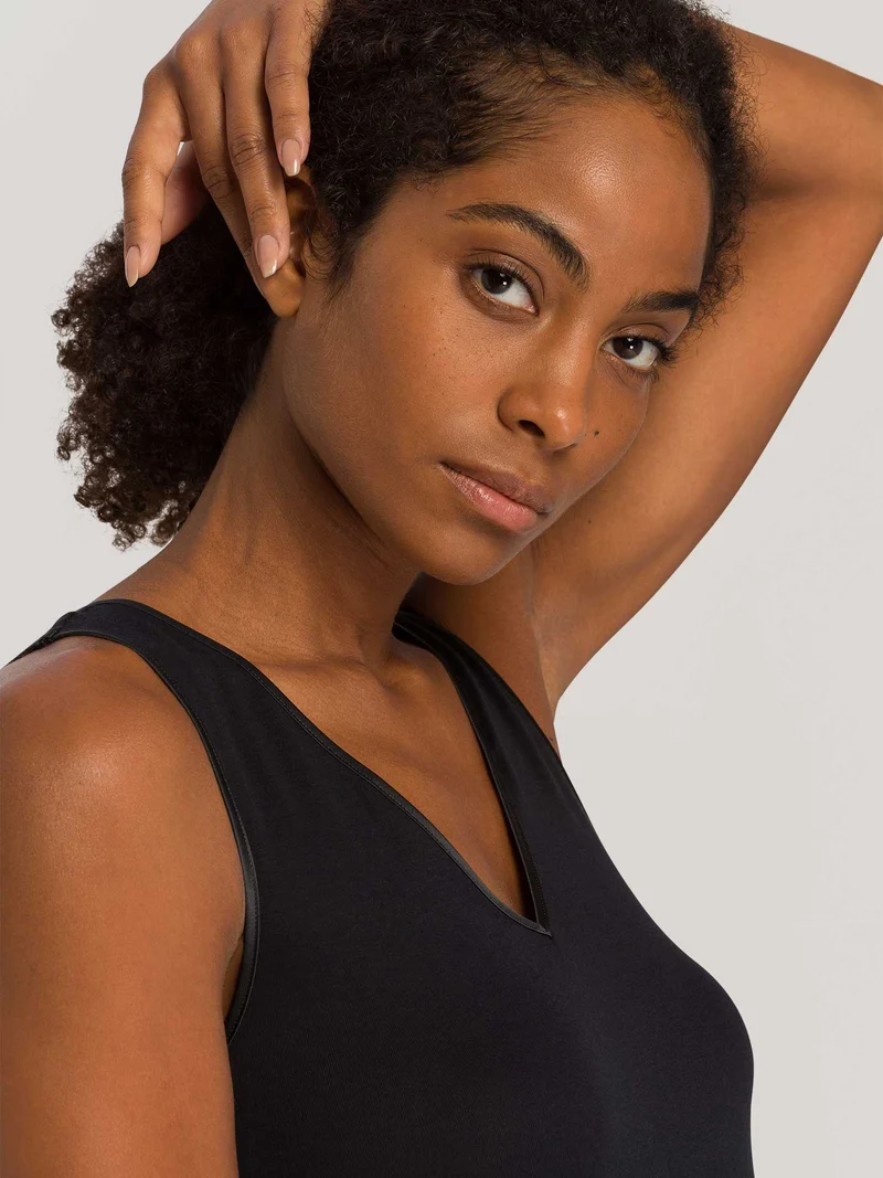 (Tank-)Top V-Neck COTTON SEAMLESS