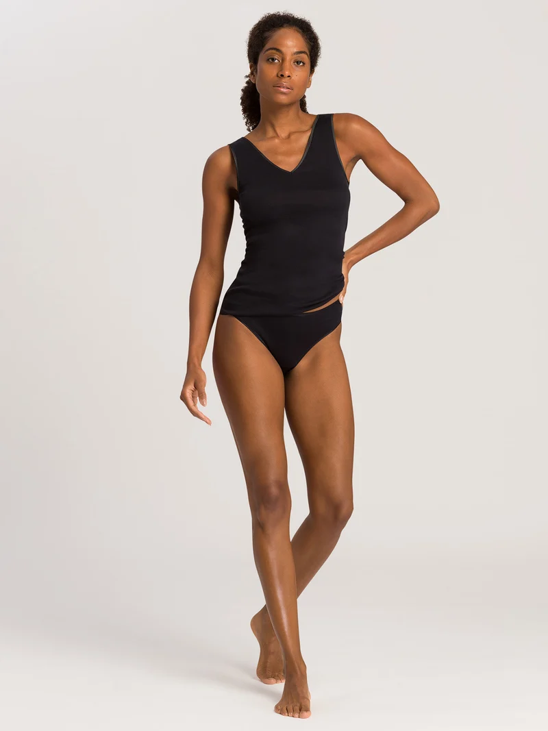 (Tank-)Top V-Neck COTTON SEAMLESS