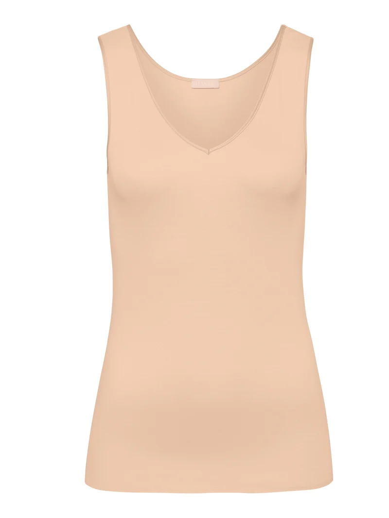 (Tank-)Top V-Neck COTTON SEAMLESS