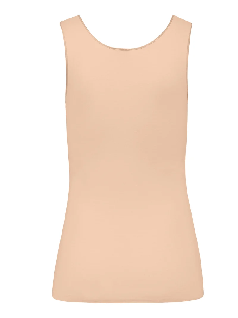 (Tank-)Top V-Neck COTTON SEAMLESS