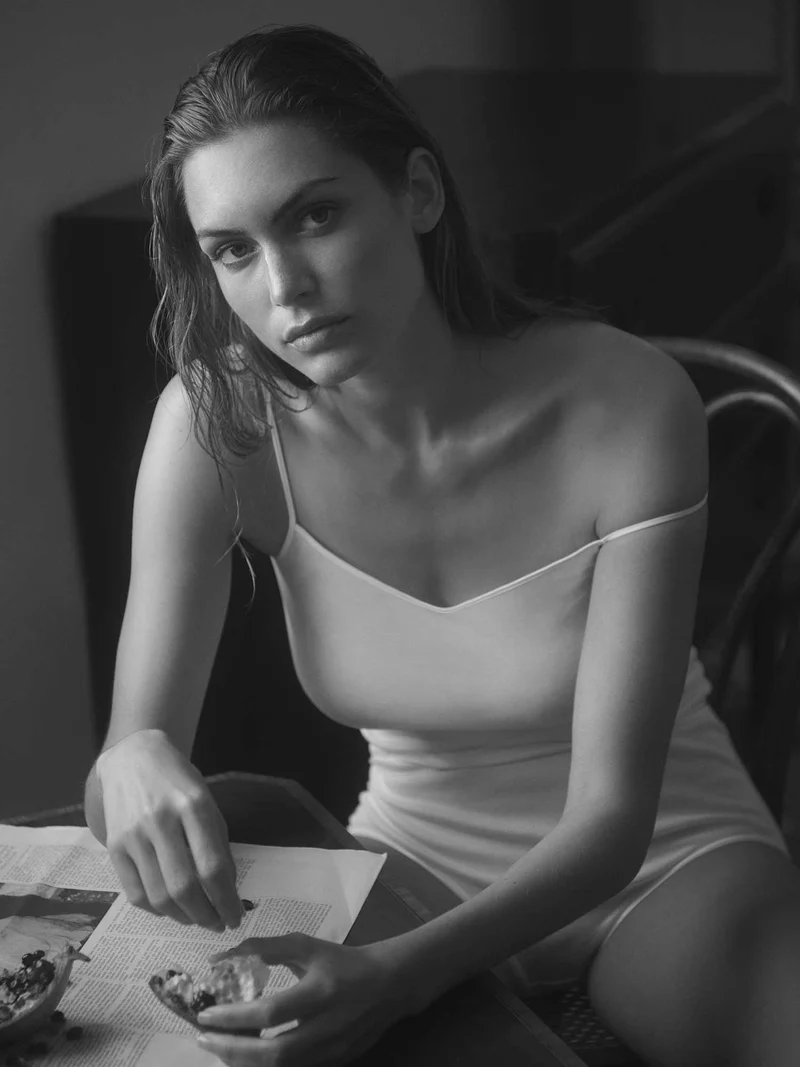 Spaghetti-Top COTTON SEAMLESS, V-Neck