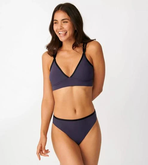 Sloggi Shore Tropical Gar Bralette ink grey