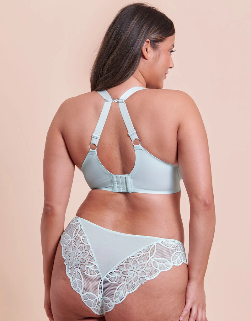Curvy Kate Smoothie Spacer Moulded T-Shirt Plunge Bra Pale Mint