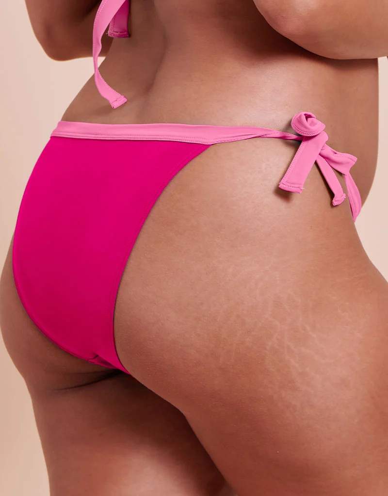Curvy Kate Ibiza String Bikini Brief Pink