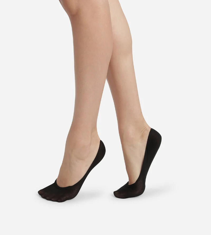 Schwarze Ballerina-Füßlinge 52D - Easy Day