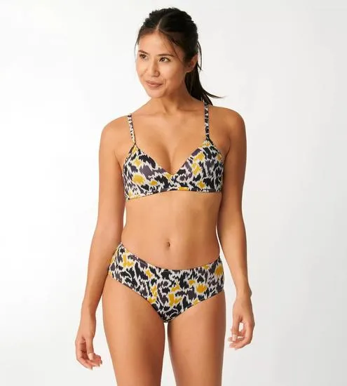 Sloggi Shore Fancy Guppy Bikini-Oberteil mit gepolsterten Cups dark combination