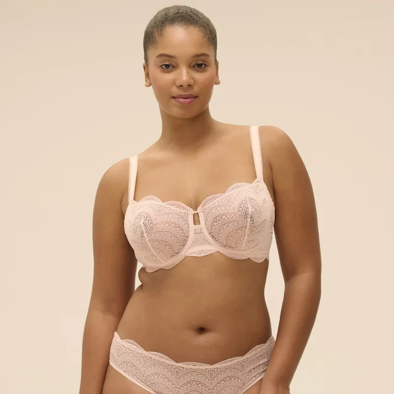 Simone Perele – Karma Demi Cup Bra Petal Powder