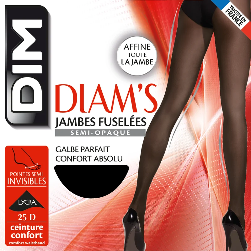 Beinformende Strumpfhose 25D - Diam’s Jambes Fuselées
