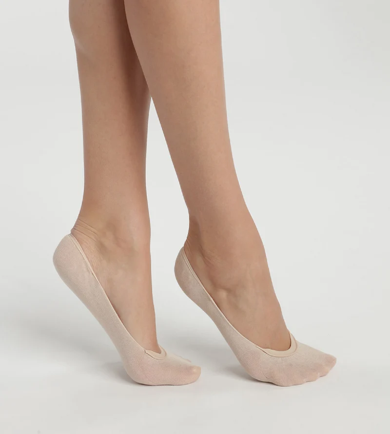 Hautfarbene Ballerina-Füßlinge 52D - Easy Day