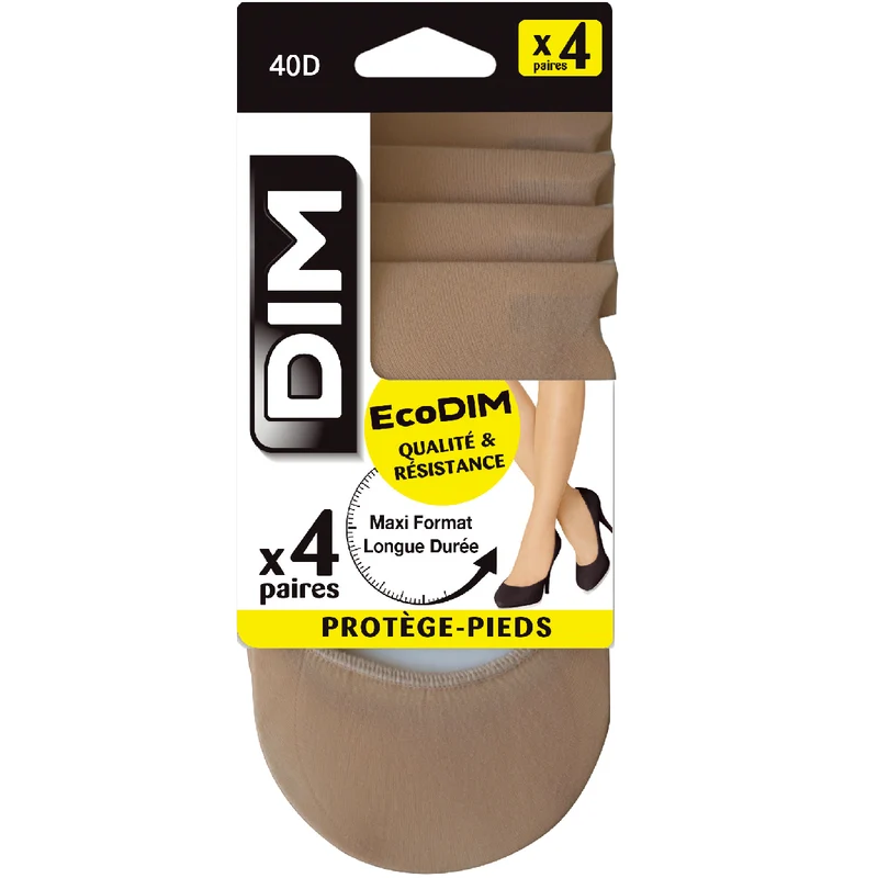4er-Pack Füßlinge 40D in Nude - EcoDIM