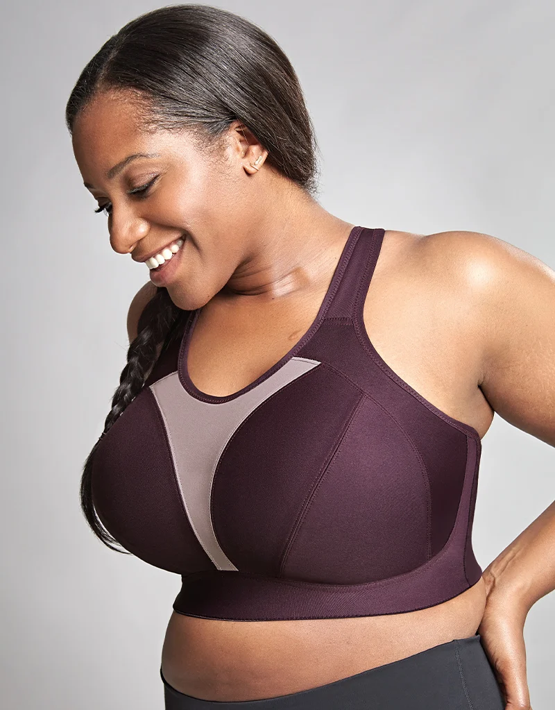 Royce Aerocool High Impact Sports Bra Blackberry