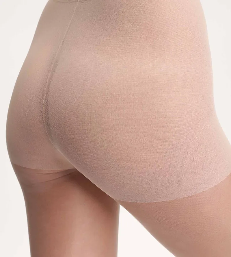 Caprifarbene transparente Strumpfhose mit glänzendem Finish 15D - Sublim Voile Brillant